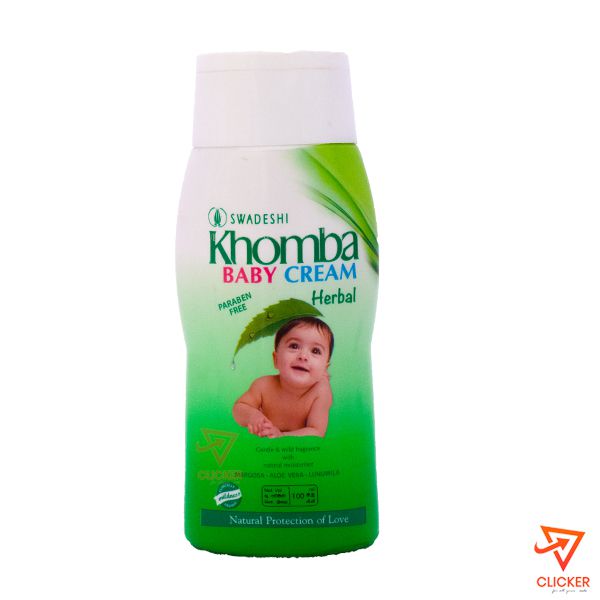 Clicker product 100ml SWADESHI KHOMBA baby cream herbal 16