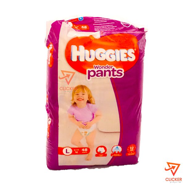 Clicker product 48 pcs-NEW HUGGIES wonder pants-large-9-14 kg 59