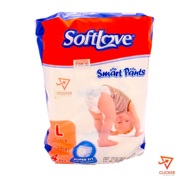 Clicker product 4pcs SOFT LOVE Smart pants L 9kg- 19kg Toddler 72