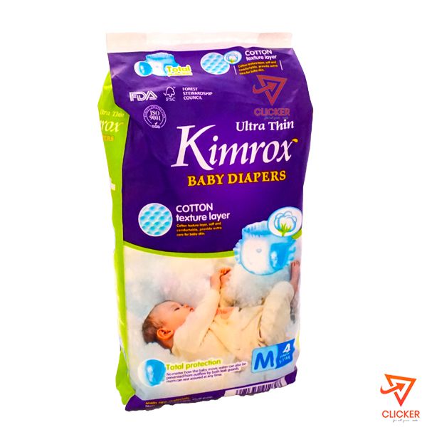 Clicker product 4pcs CUTEE baby diaper M-5-8 kg 37