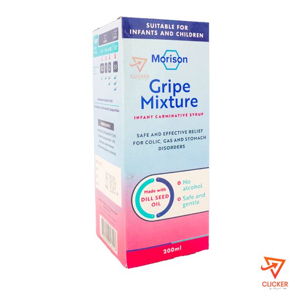 Clicker product 200ml MORISON Gripe Mixture infant Carminative syrup 77