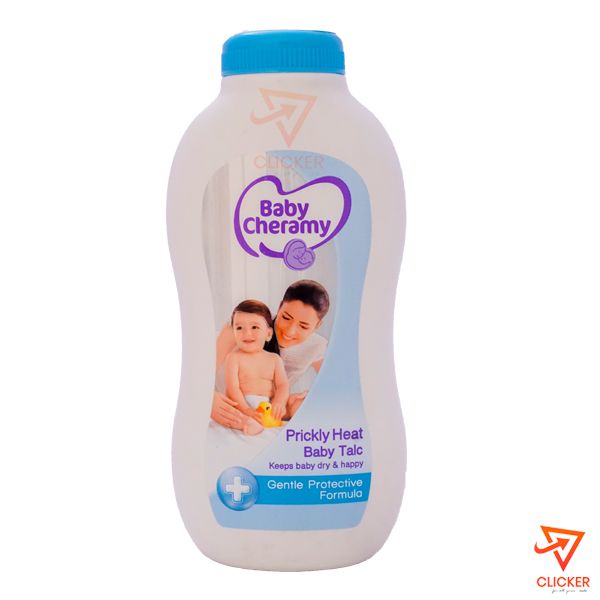 Clicker product 100g BABY CHERAMY prickly heat baby talc gentle protective formula 84