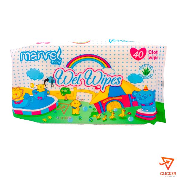 Clicker product MARVEL Wet wipes 40 cloth wipes 91