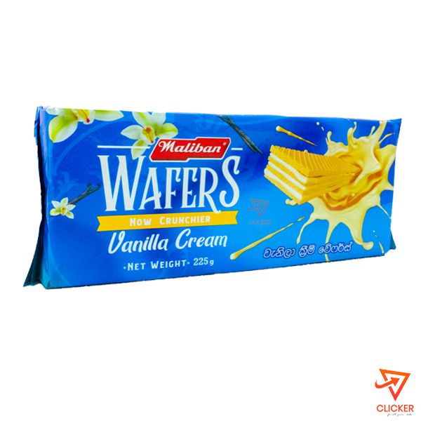 Clicker product 225g MALIBAN wafers vanilla cream 179