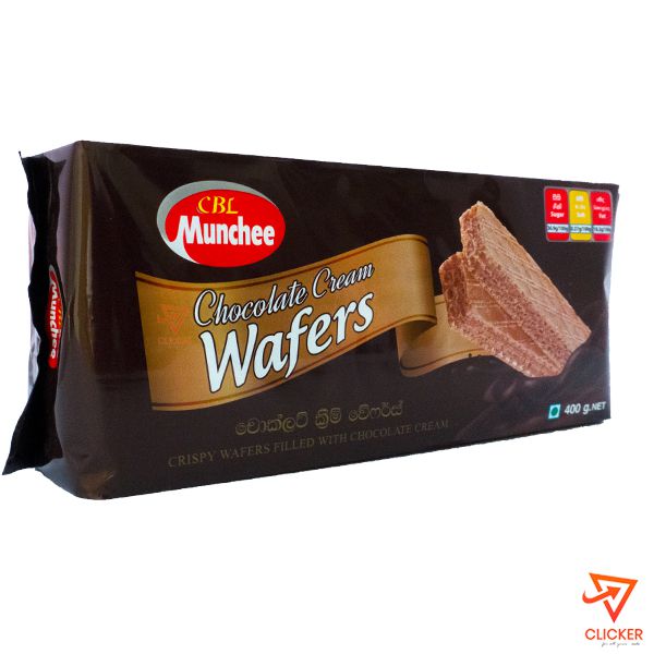 Clicker product 400g CBL MUNCHEE choclate cream wafers 170