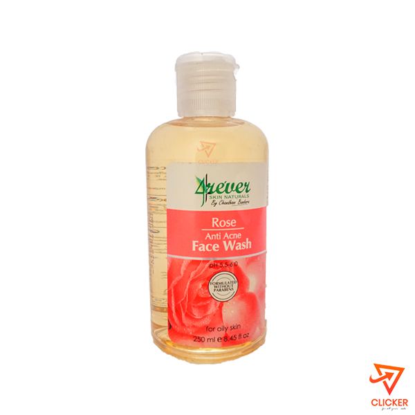 Clicker product 250ml 4REVER rose anti-acne face wash 743