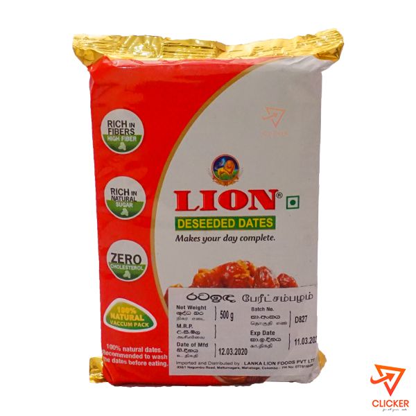 Clicker product 500g LION deseeded dates 683