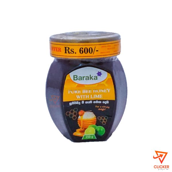 Clicker product 250g BARAKA pure bee honey with lime 653