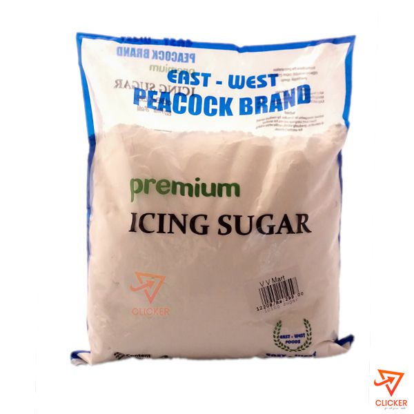 Clicker product 1kg EAST-WEST PEACOCK BRAND ICING SUGAR 558