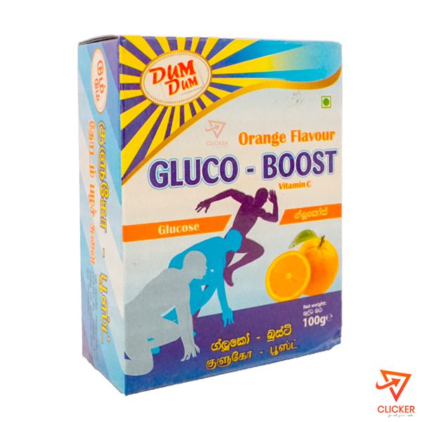 Clicker product 100g DUM DUM GLUCO-BOOST orange flavour 281