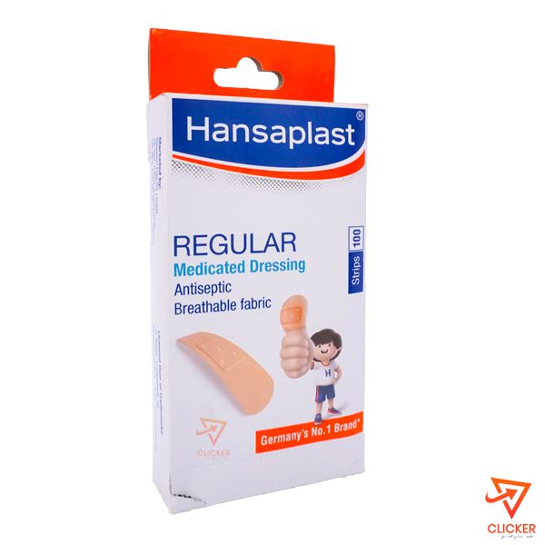 Clicker product HANSAPLAST Regular Medicated Dressing 100`S strips 482
