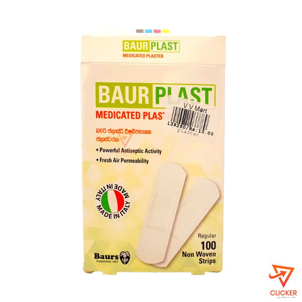 Clicker product BAUR PLAST Medicated plaster 100 Non WOVEN STRIPS 479
