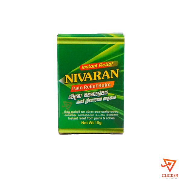 Clicker product 15g NIVARAN Pain relief Balm - Instant relief 316