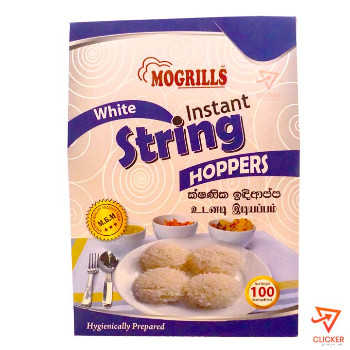 Clicker product 100g MOGRILLS white string hoppers 323