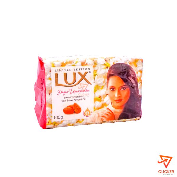 Clicker product 100g LUX pooja umashankar sweet Temptation with sweet Almond oil 127