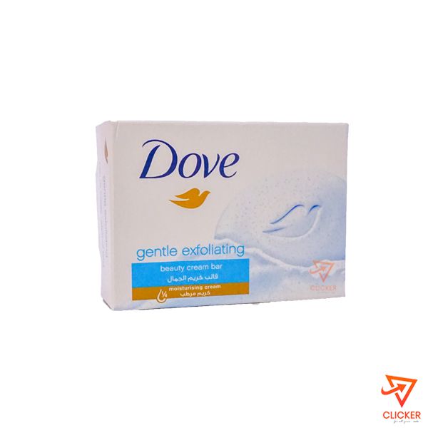 Clicker product 100g DOVE gently exfoliating beauty cream bar 114
