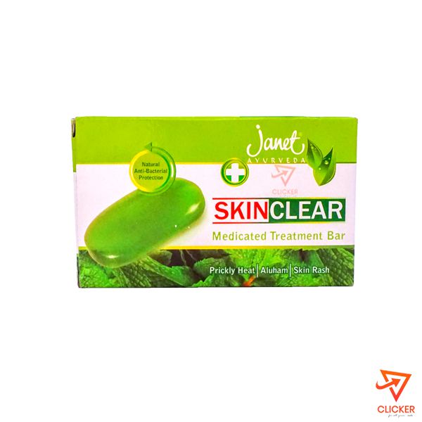 Clicker product 75g JANET Ayurveda Fair and Natural treatment bar 118