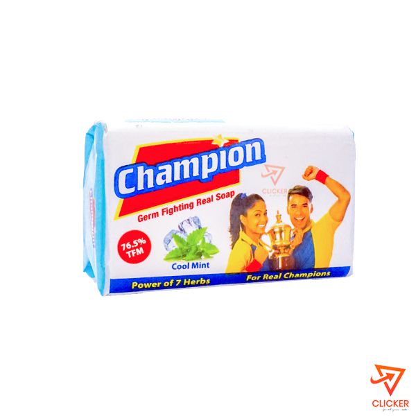 Clicker product 90g CHAMPION germ Fighting Real Soap with cool mint 96