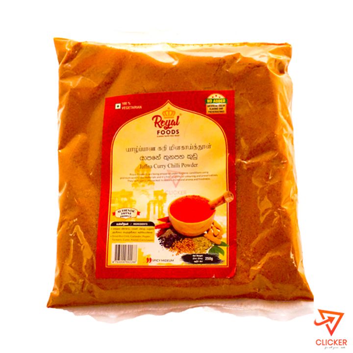 Clicker product 250g ROYAL FOODS jaffna curry chilli powder 210