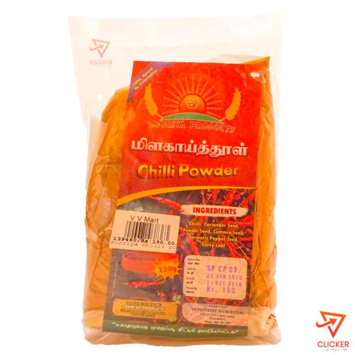 Clicker product 250g SOORIYA product chilli powder 213
