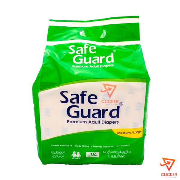 Clicker product 10 pcs safe guard premium adult diapers 69