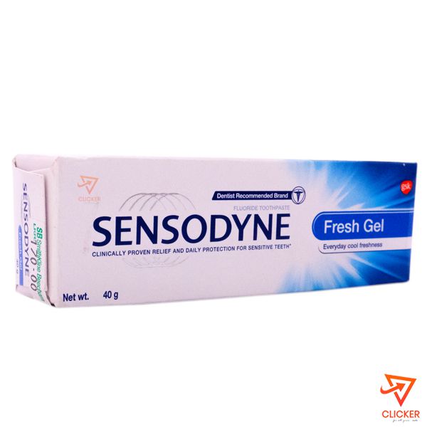 Clicker product 40g SENSODYNE Fresh gel fluoride Toothpaste 419