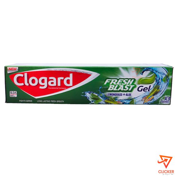 Clicker product 120g CLOGARD  fresh blast gel Lemongrass + Aloe 401