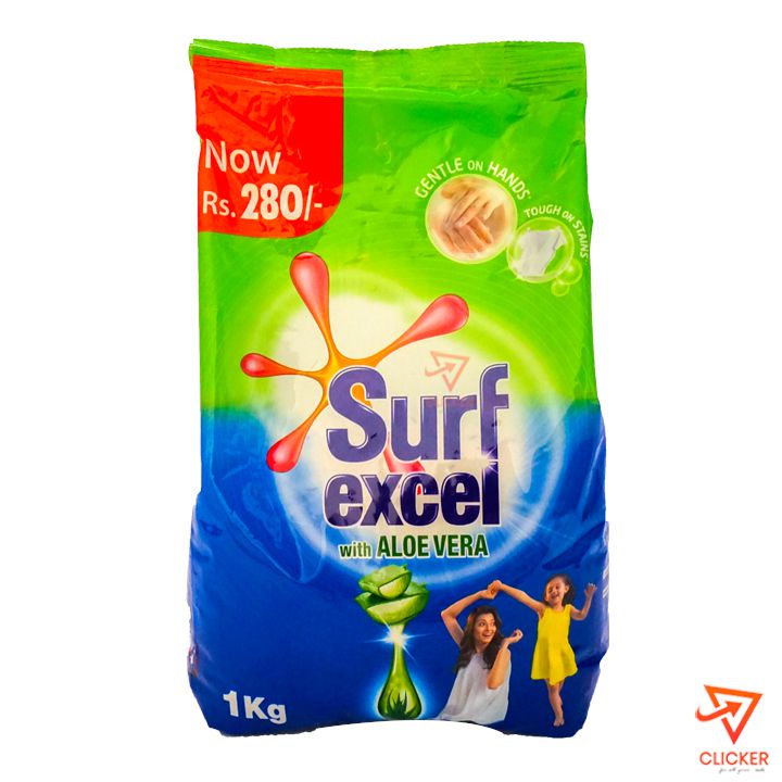 Clicker product 1kg SURF EXCEL with Aloe vera Detergent Powder 586