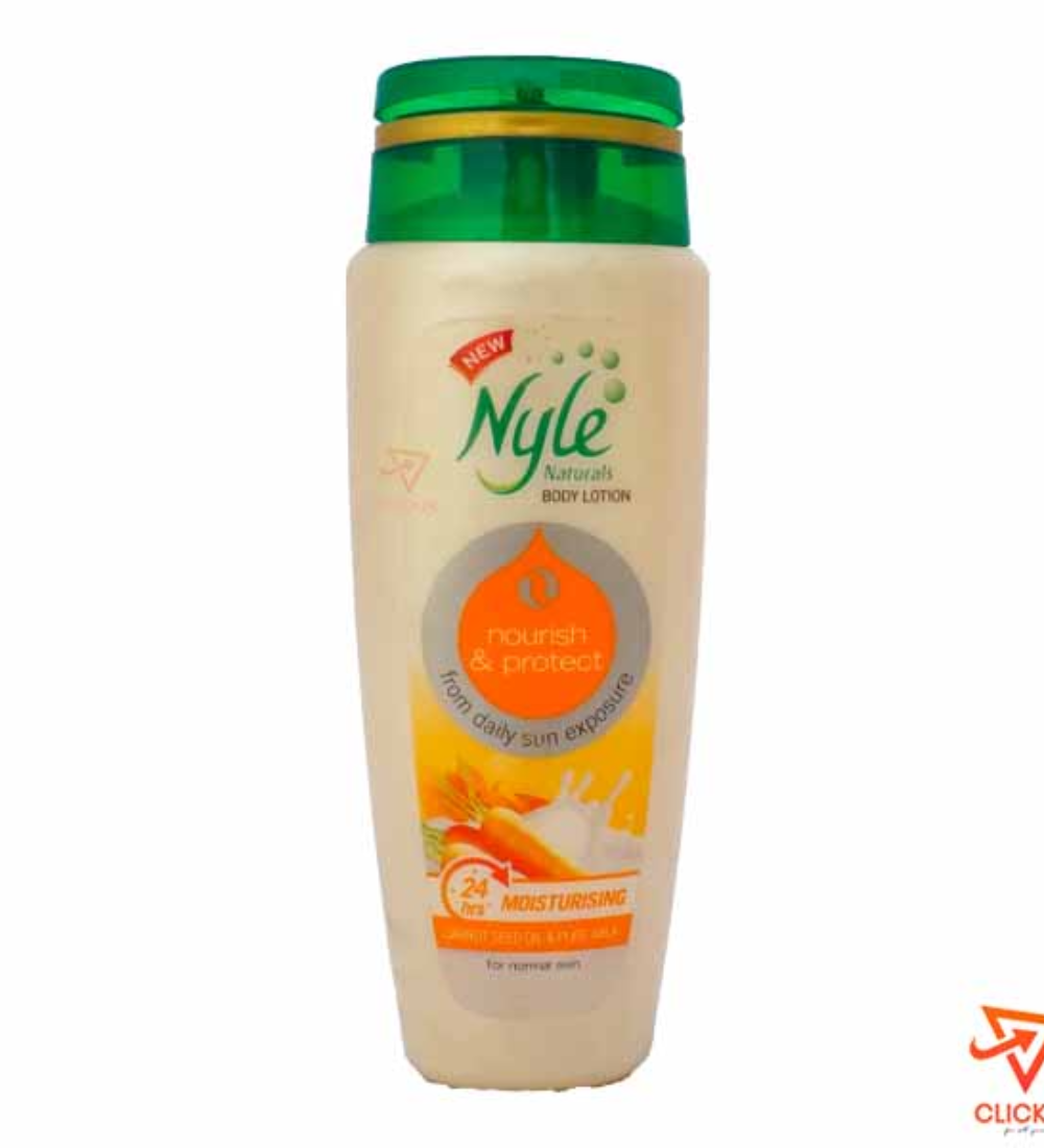 Clicker product 200ml NYLE Body lotion nourish & protect 760