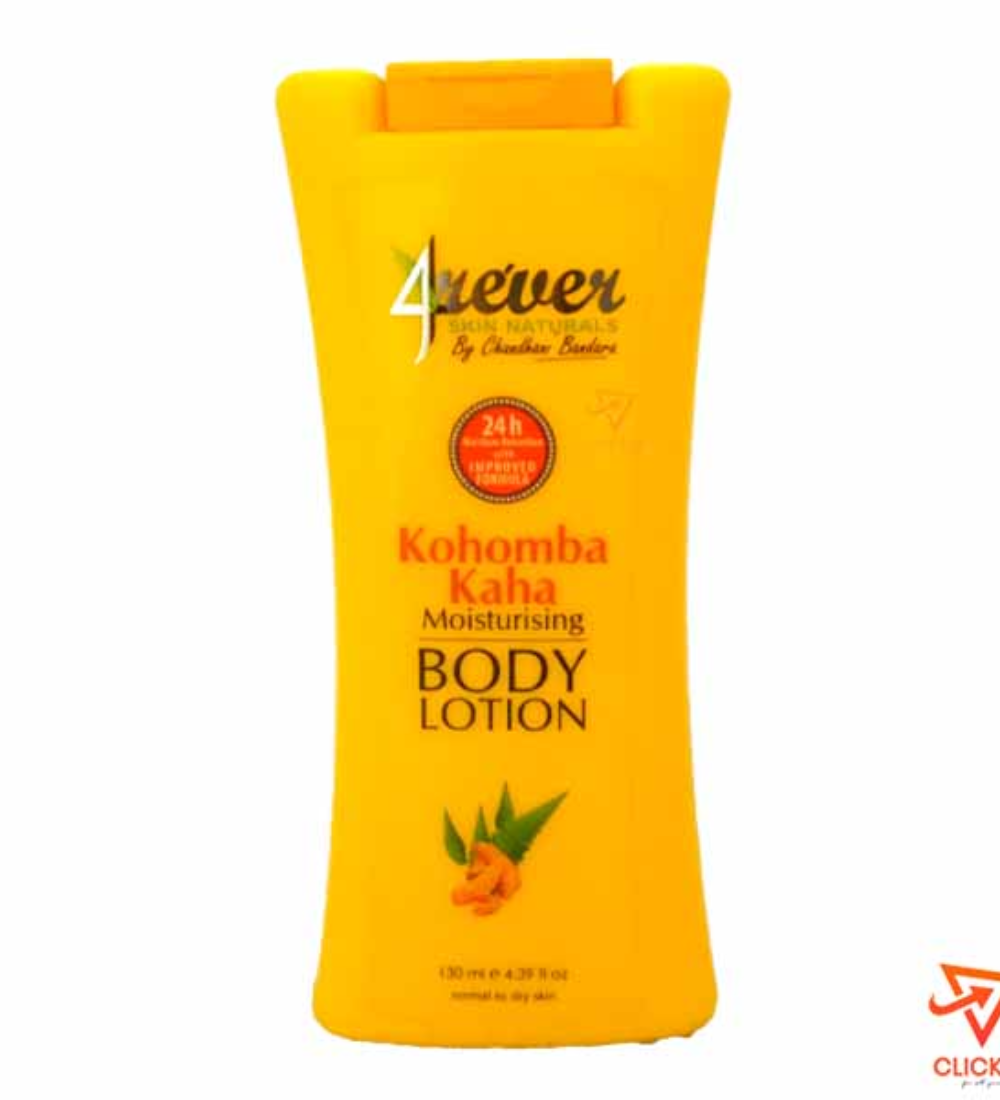 Clicker product 130ml 4EVER moisturising body lotion kohomba kaha 764