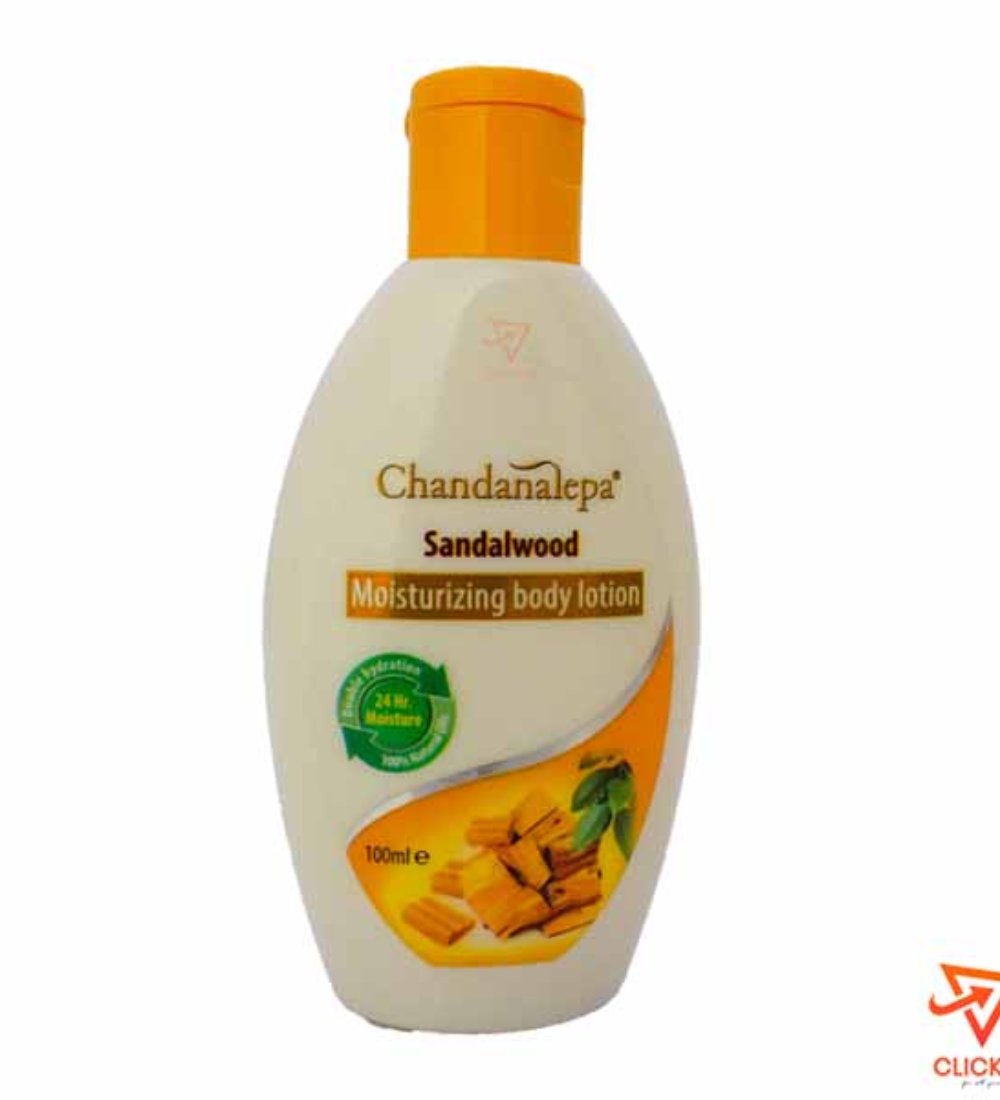 Clicker product 100ml CHANDANALEPA sandalwood moisturizing body lotion 770