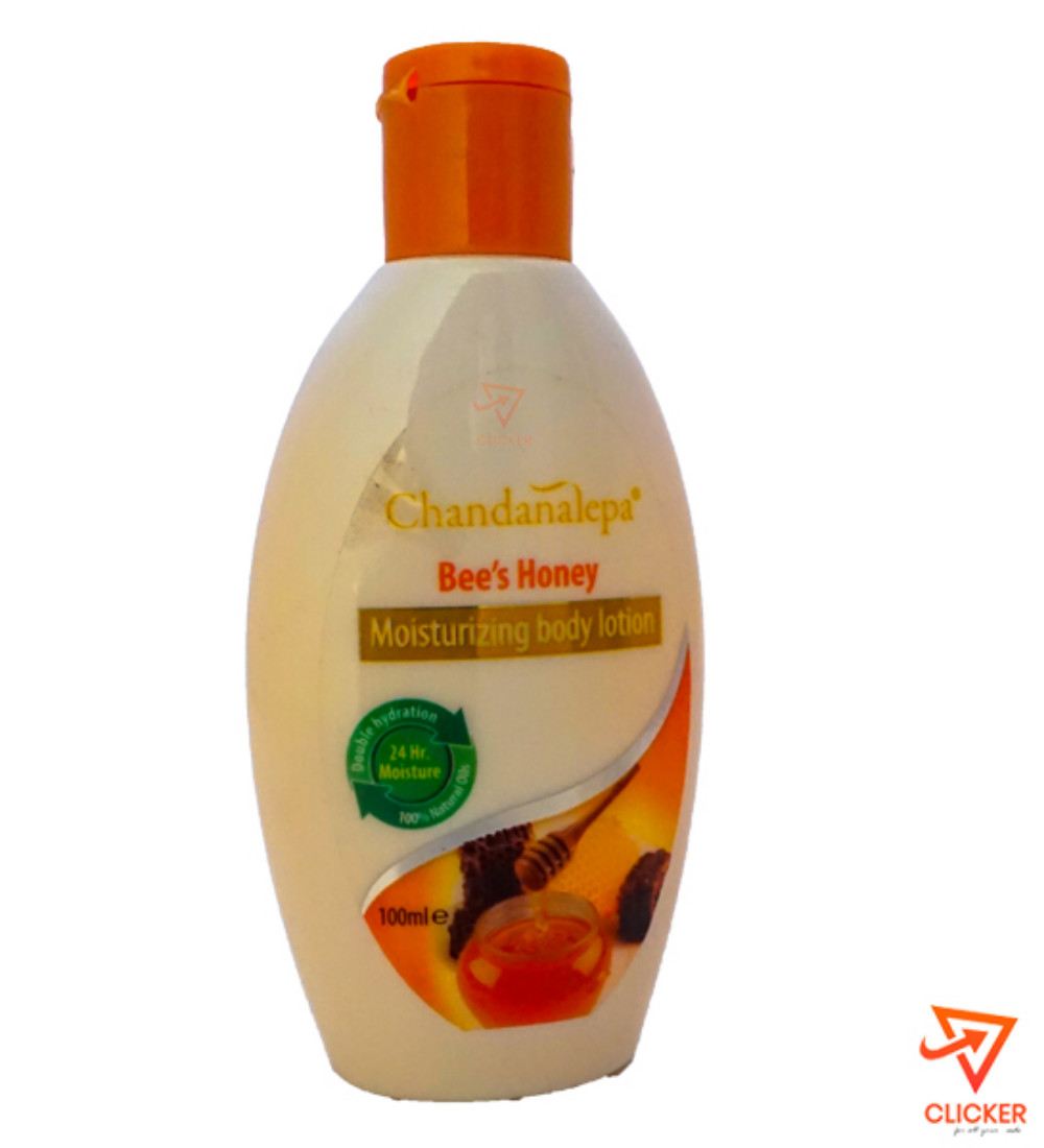 Clicker product 100ml CHANDANALEPA bee honey  moisturizing body lotion 781