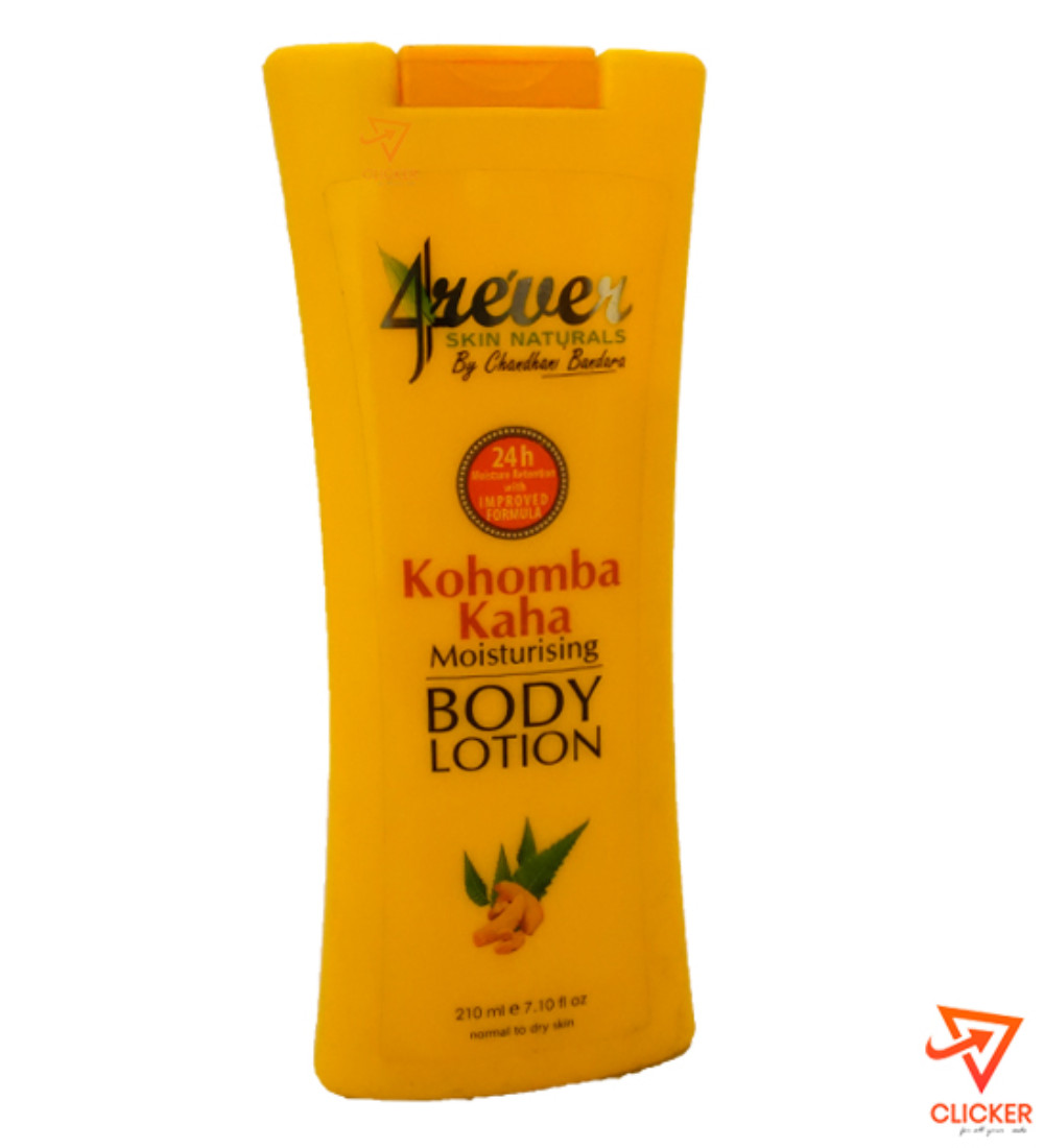 Clicker product 210ml 4REVER moisturising body lotion kohomba kaha 789