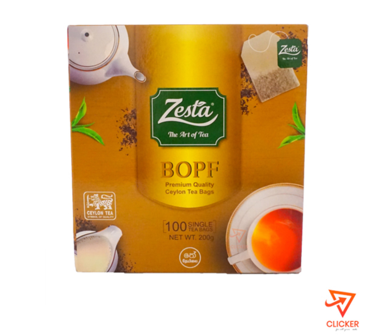 Clicker product 200g ZESTA  bopf (100 tea bags) 912