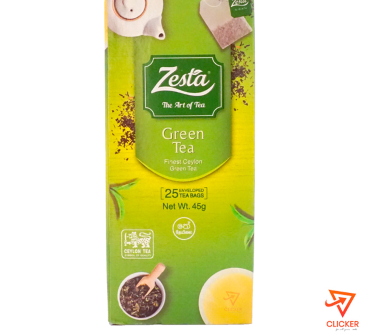 Clicker product 50.5g ZESTA green tea (25 tea bags) 914