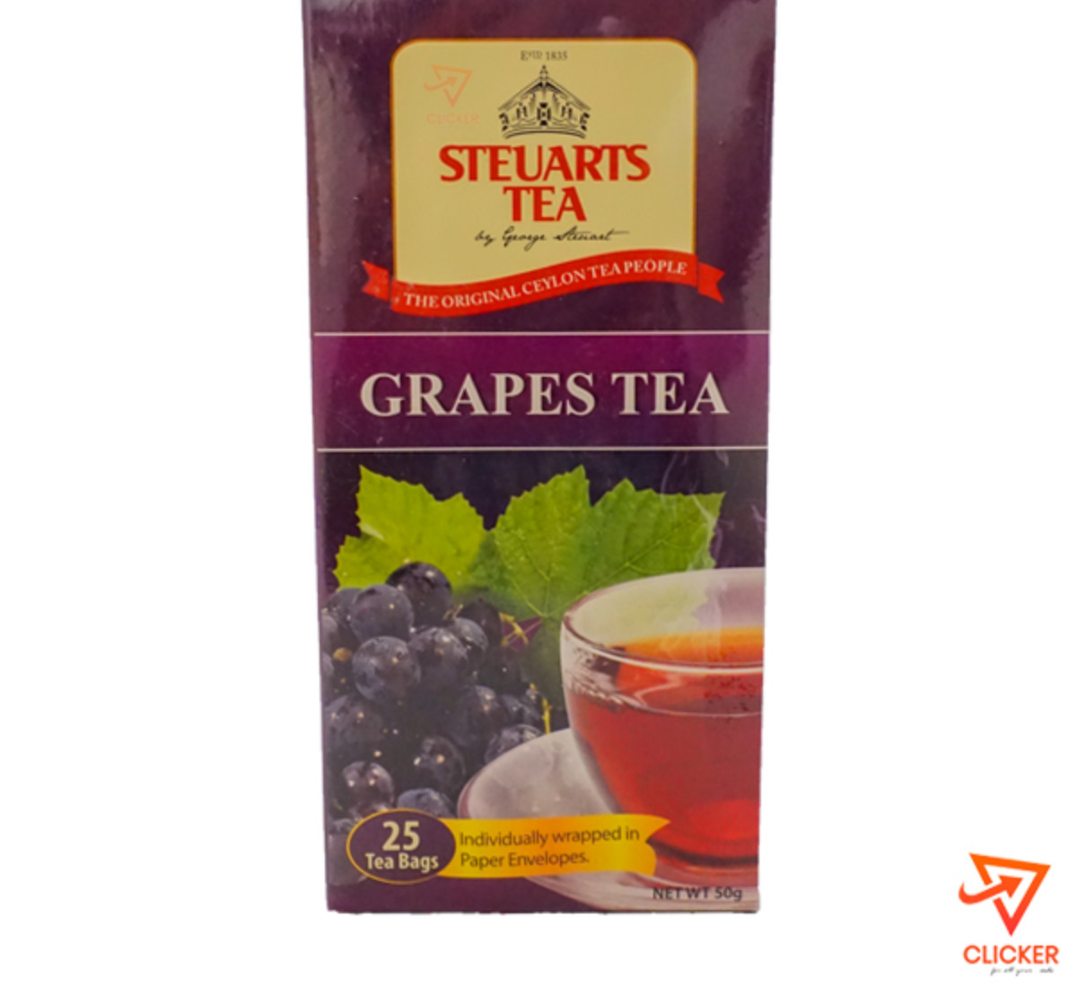 Clicker product 50g GEORGE STEURARTS tea grapes tea (25 tea bags) 927