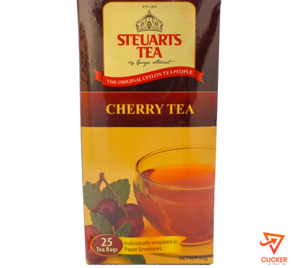 Clicker product 50g GEORGE STEURARTS tea cherry tea (25 tea bags) 929