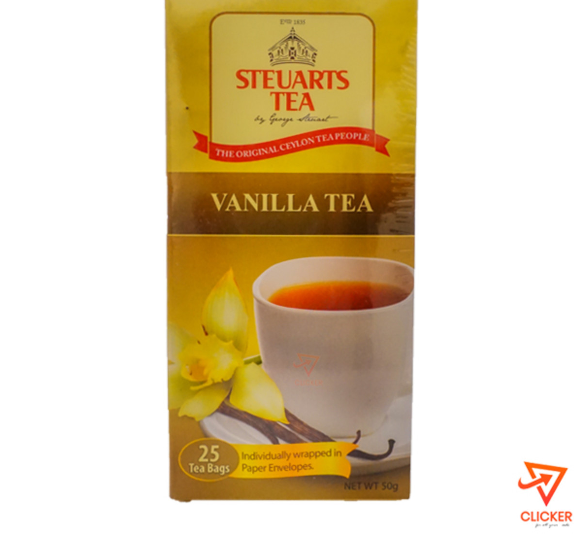 Clicker product 50g GEORGE STEURARTS tea vanilla tea (25 tea bags) 947