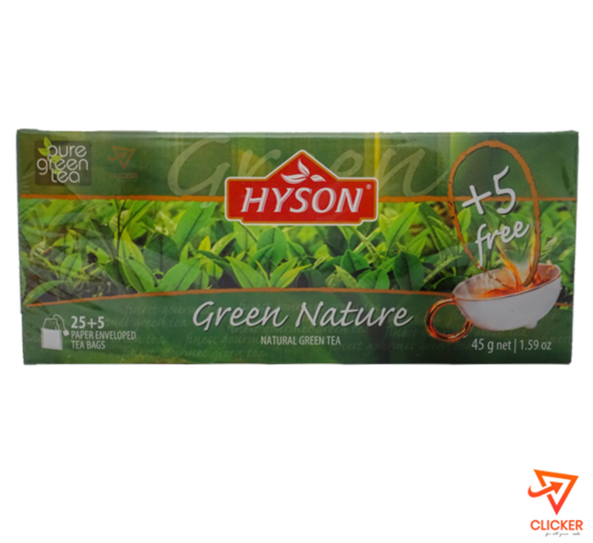 Clicker product 45g HYSON natural green tea(30 tea bags) 953