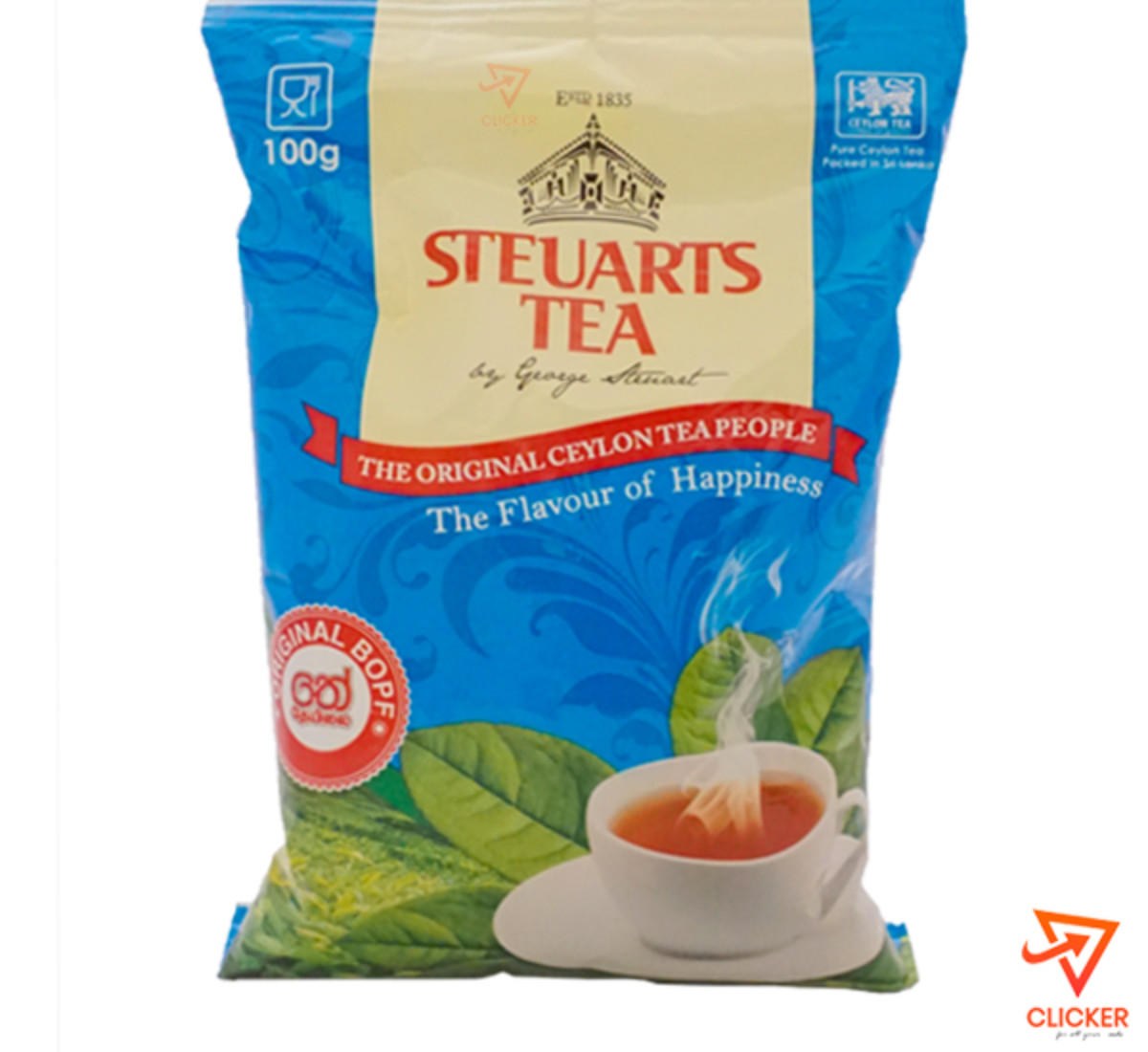 Clicker product 100g GEORGE STEURARTS  tea(50 tea bags) 956
