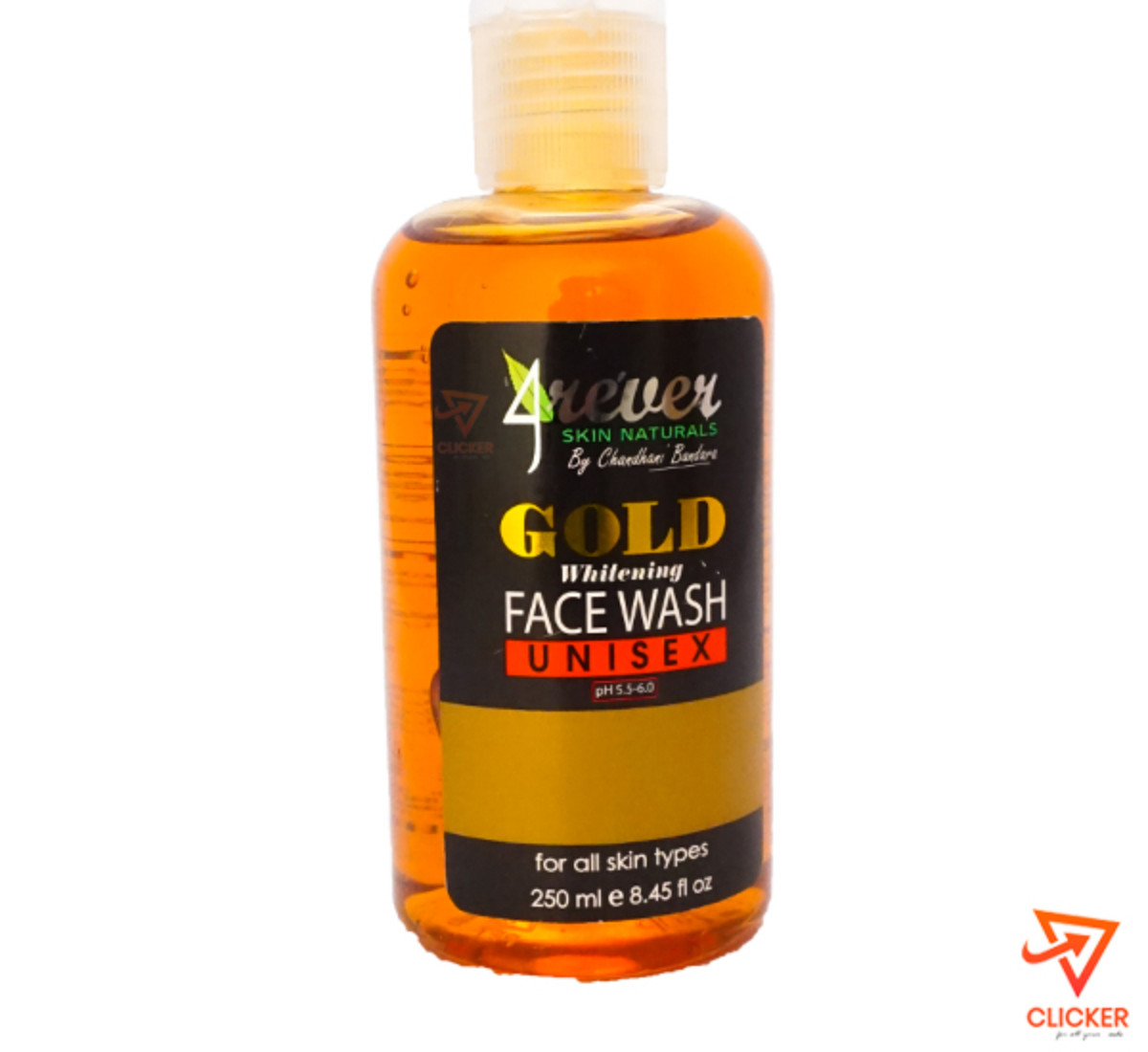 Clicker product 250ml 4REVER Gold whitening facewash Unisex 999