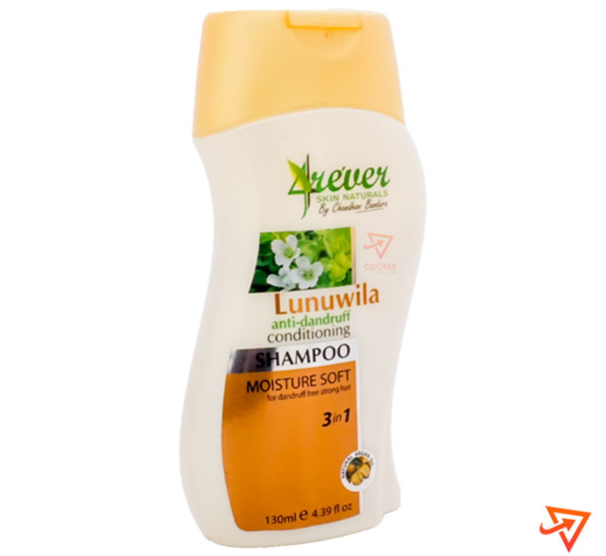Clicker product 130ml 4REVER lunuwila anti-dandruff shampoo 1055