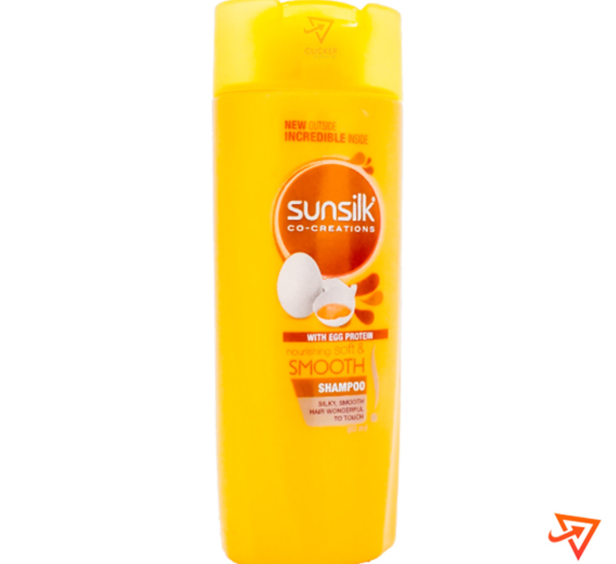 Clicker product 80ml SUNSILK with egg protein nourishing soft and smooth shampoo 1107