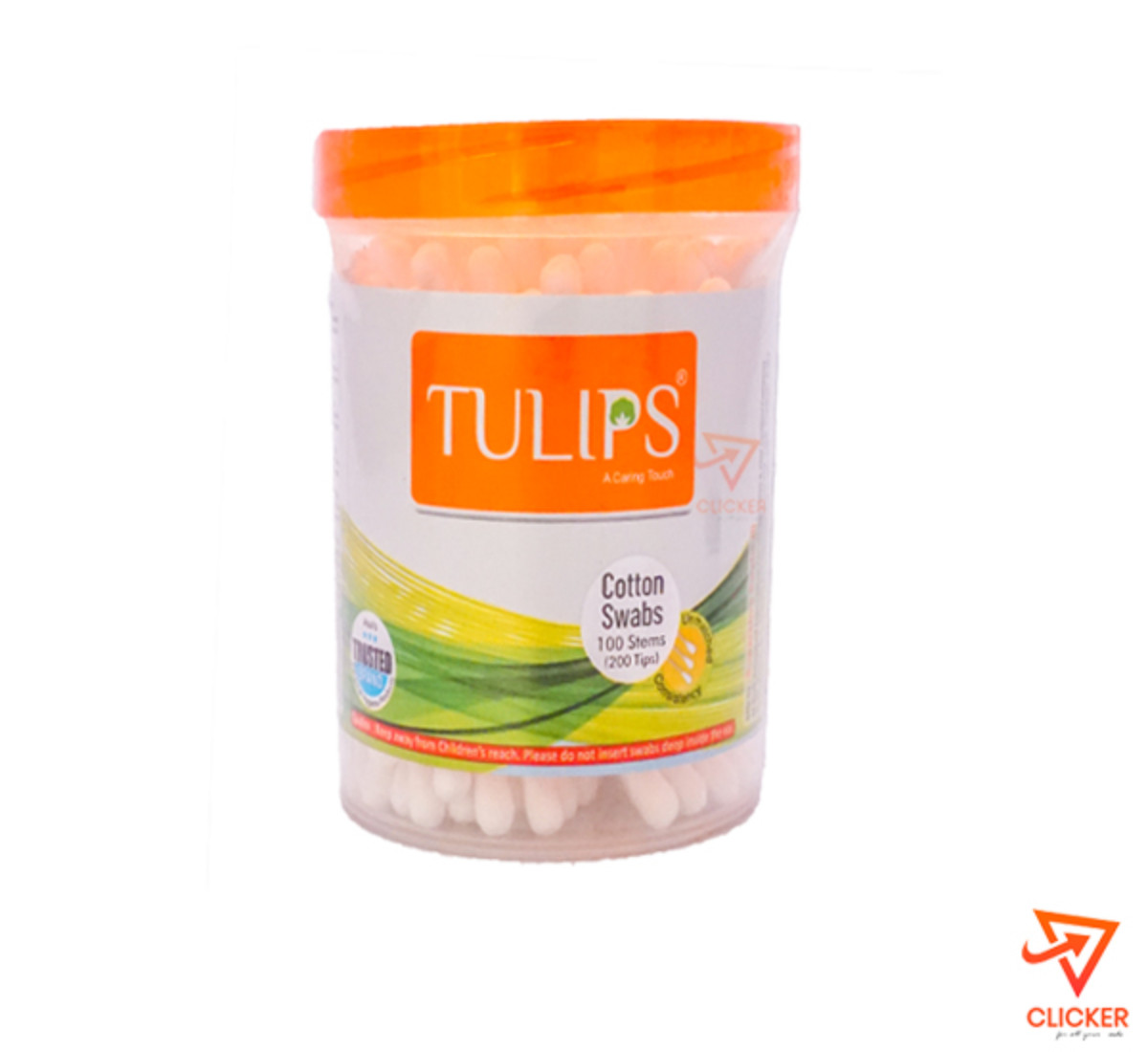 Clicker product 100 Stems TULIPS Cotton swaps 1138