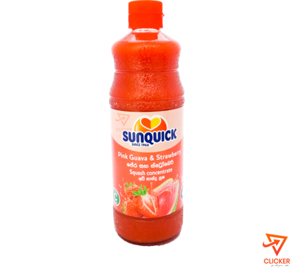 Clicker product 700ml SUNQUICK Pink Guava and Strawberry 1153