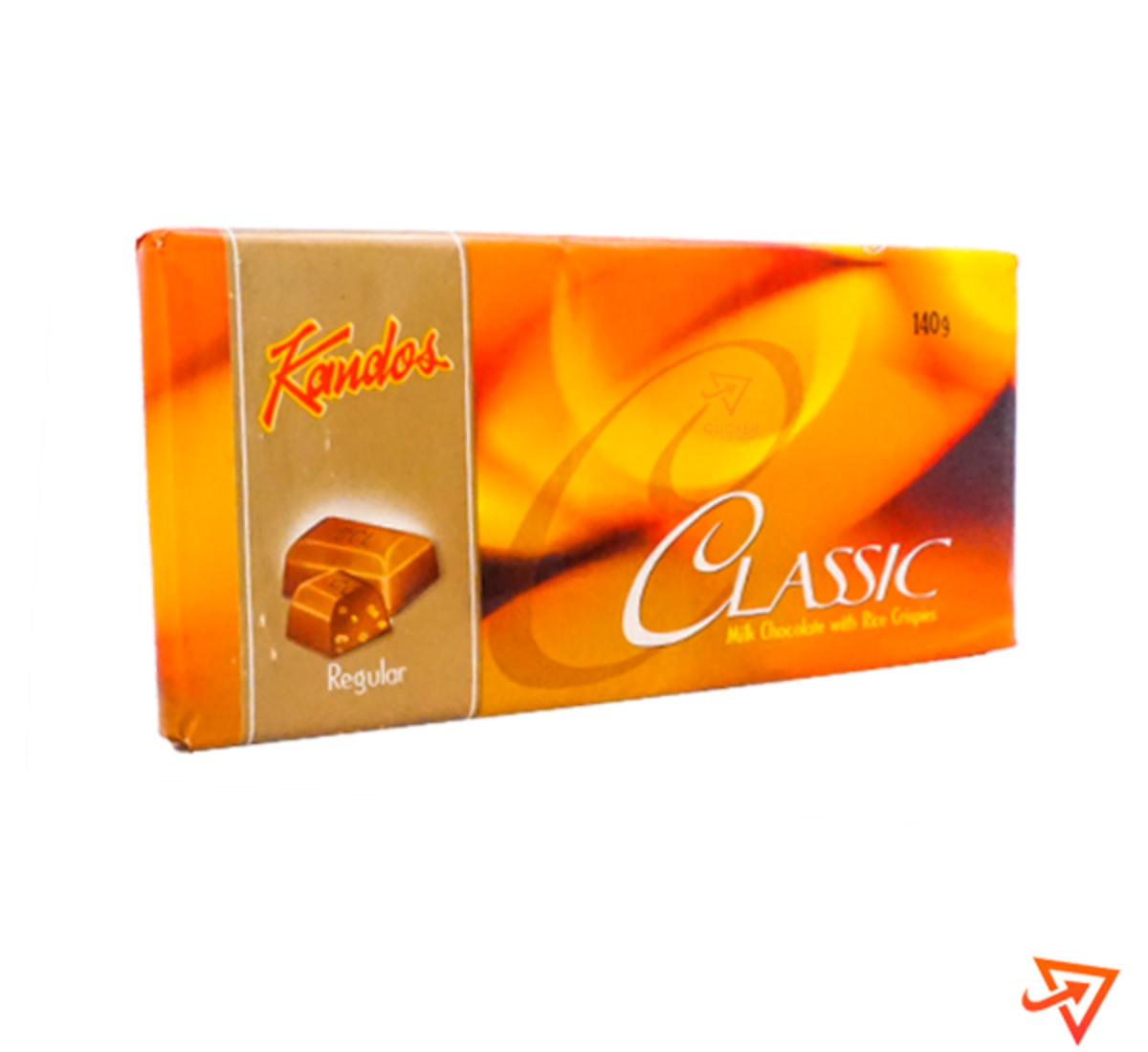 Clicker product 140g Kandos Classicmilk chocolate with rice Crispies Regular Flavour 1158