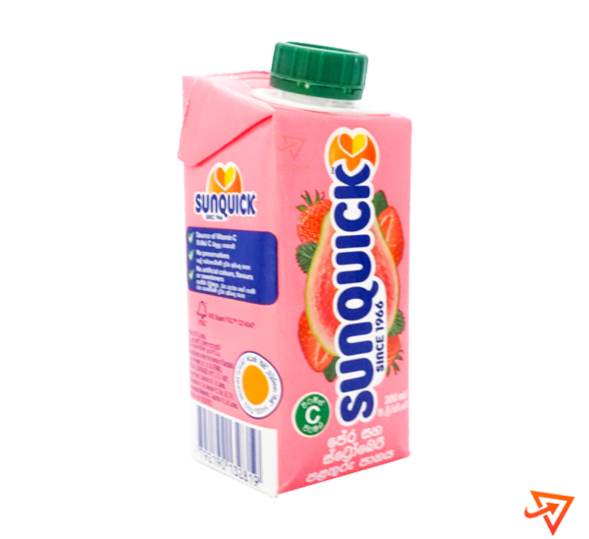 Clicker product 200ml SUNQUICK pink guava and strawberry Drink 1187