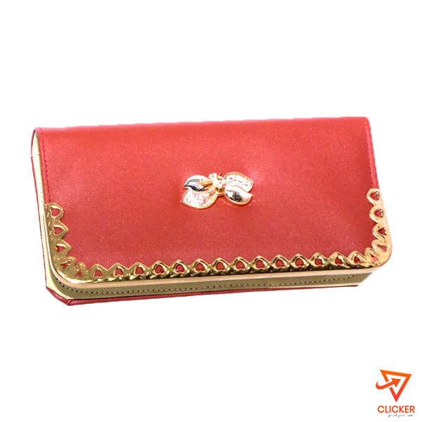 Clicker product LADIES WALLET- RED&GOLD - LADY LOVE 1221