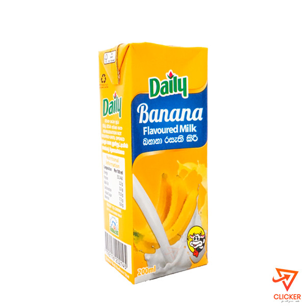 Clicker product 180ml, DAILY Banana Flavoured Milk 1330