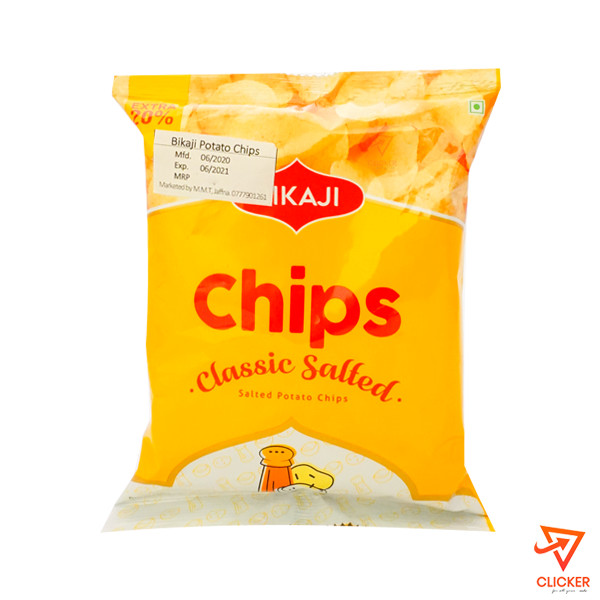 Clicker product 35g BIKAJI potato chips- classic salted 1603
